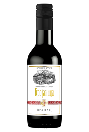 Вино Брояница Вранац, красное сухое 0,187л
